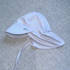 i Play Breathable Solid Flap Infant Baby Sun Protection & Swim Hat, 9/18mo